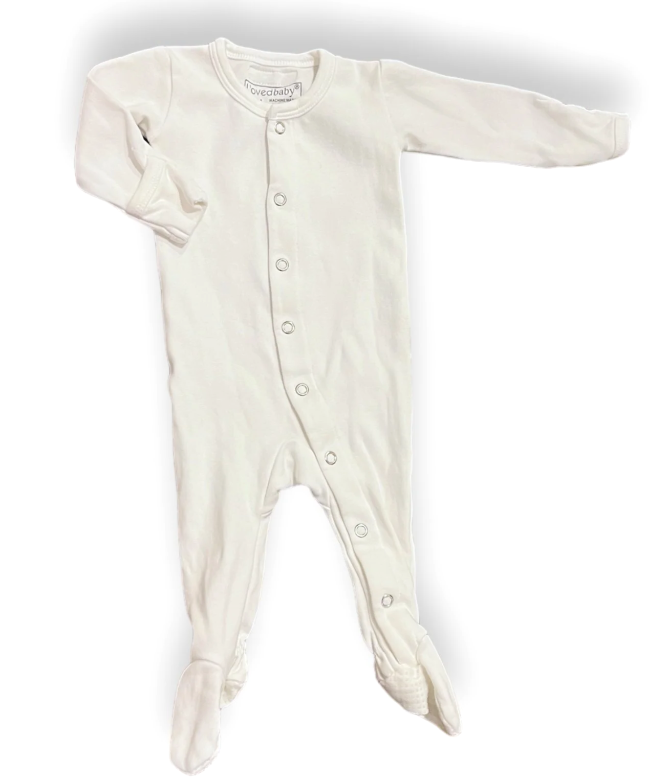 Size 0-3 month loved baby white sleeper Default Title / 0-3 month / Boy