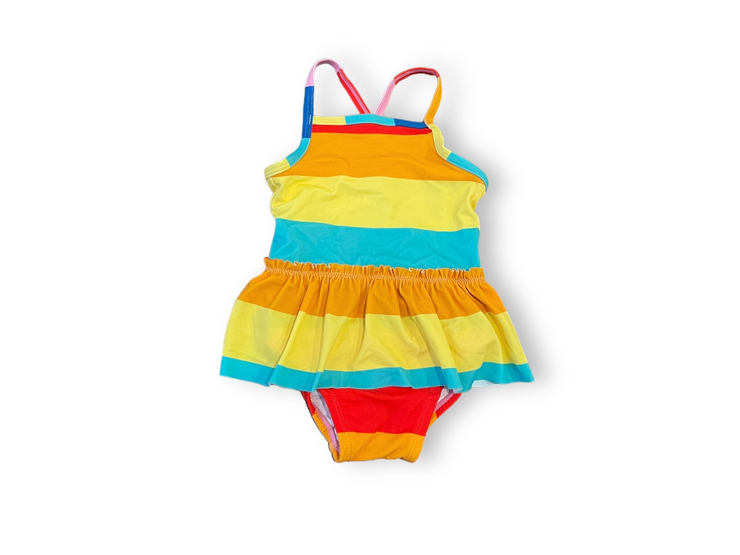 Size 18-24 month Hanna Andersson large stripe swimsuit Default Title / 18-24 month / Girl