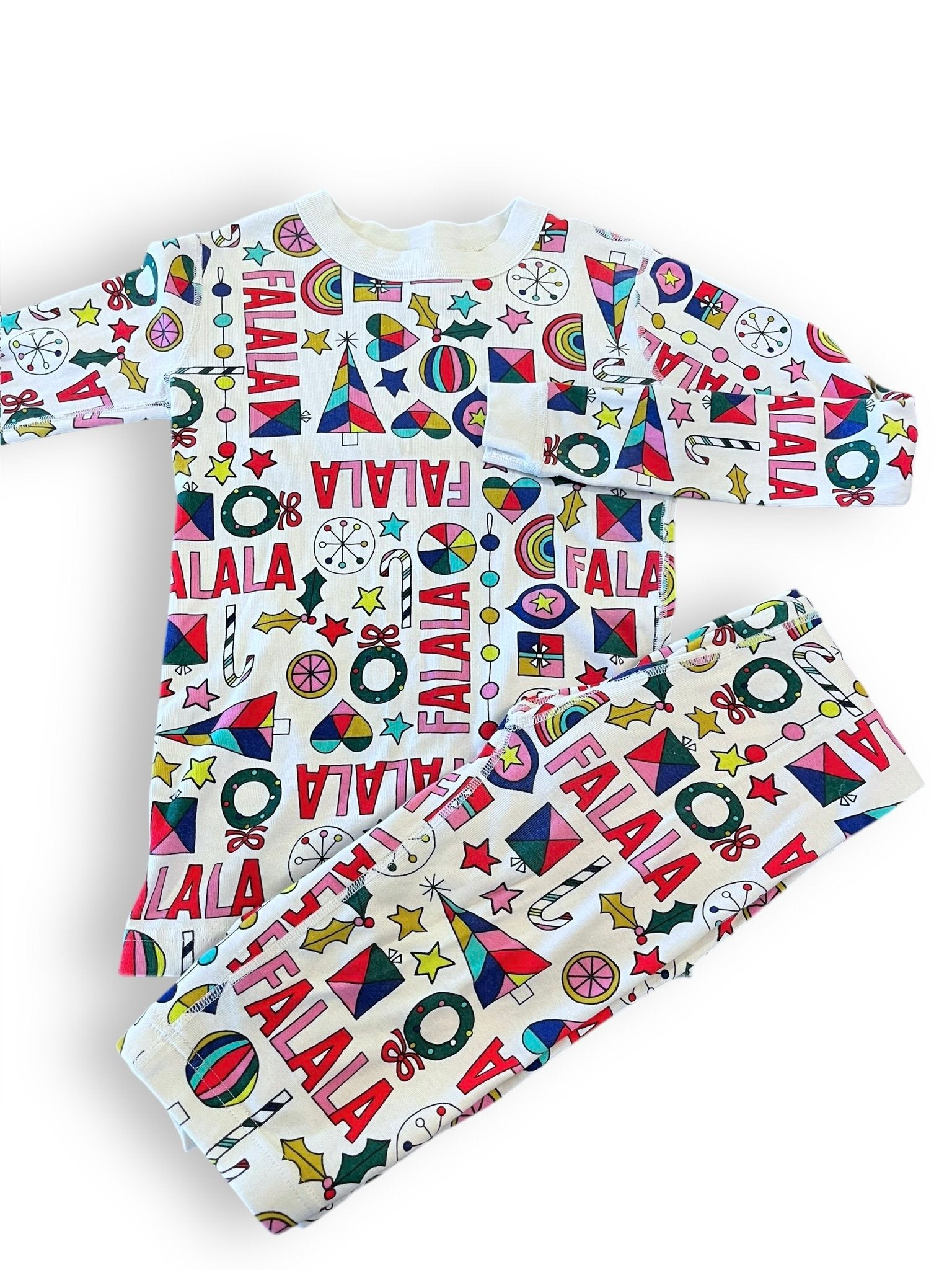 Size 12 Hanna Andersson Falala pajama set Default Title / 12 / -