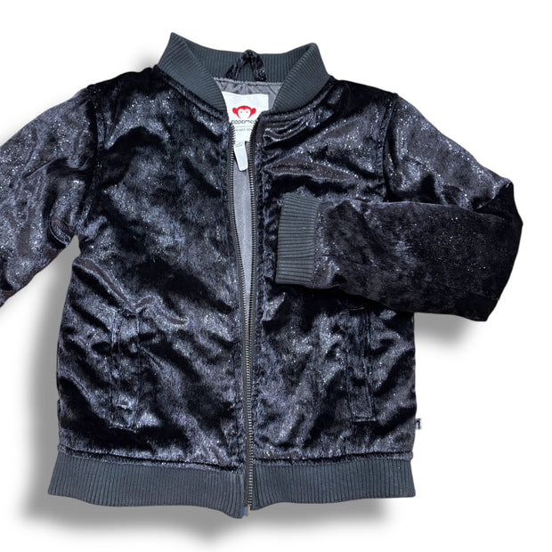 Size 7 Appaman black sparkly zip up jacket Default Title / 7 / Girl