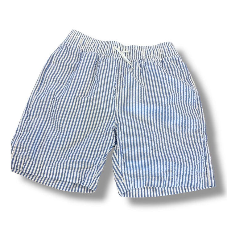Size 16 Crewcuts blue/white seersucker swim trunks Default Title / 16 / Boy
