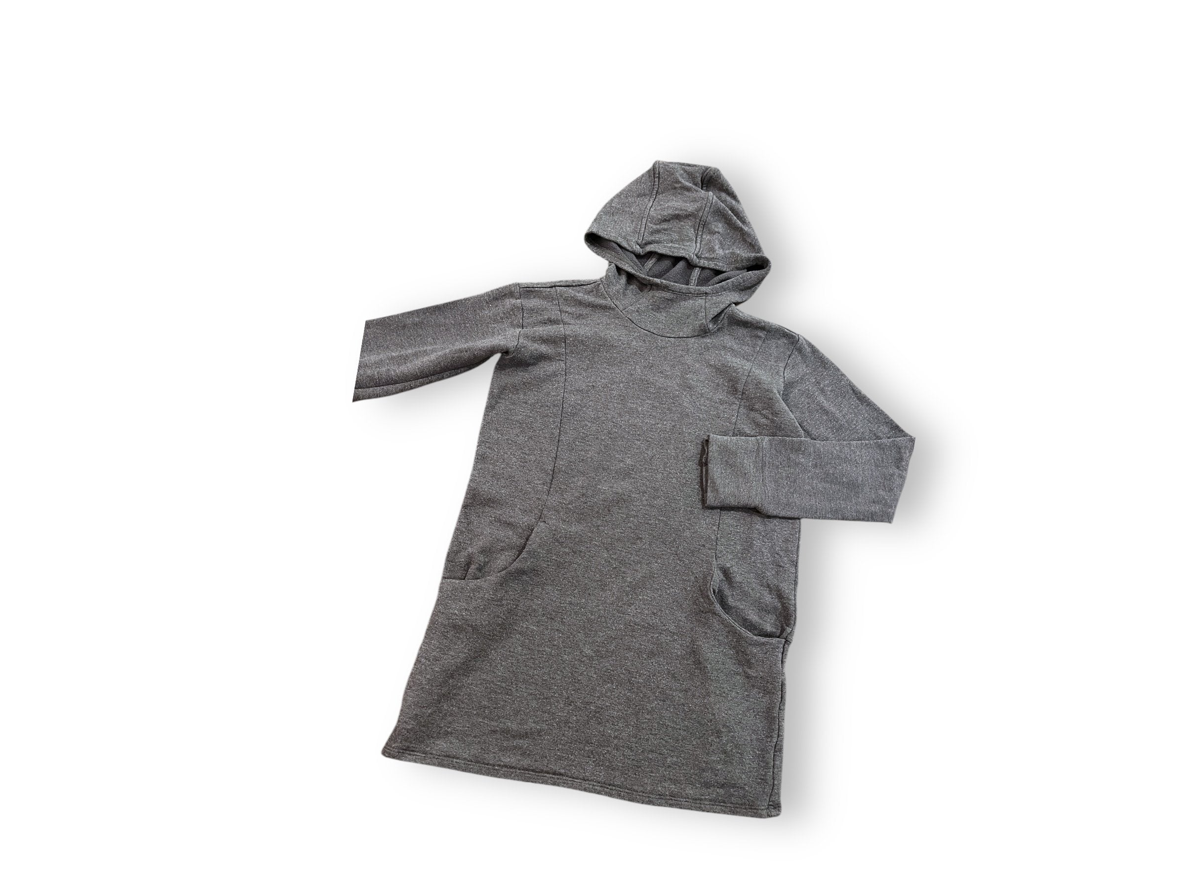 Size 8-10 Athleta Gray Hooded Dress Default Title / 10-Aug / Girl