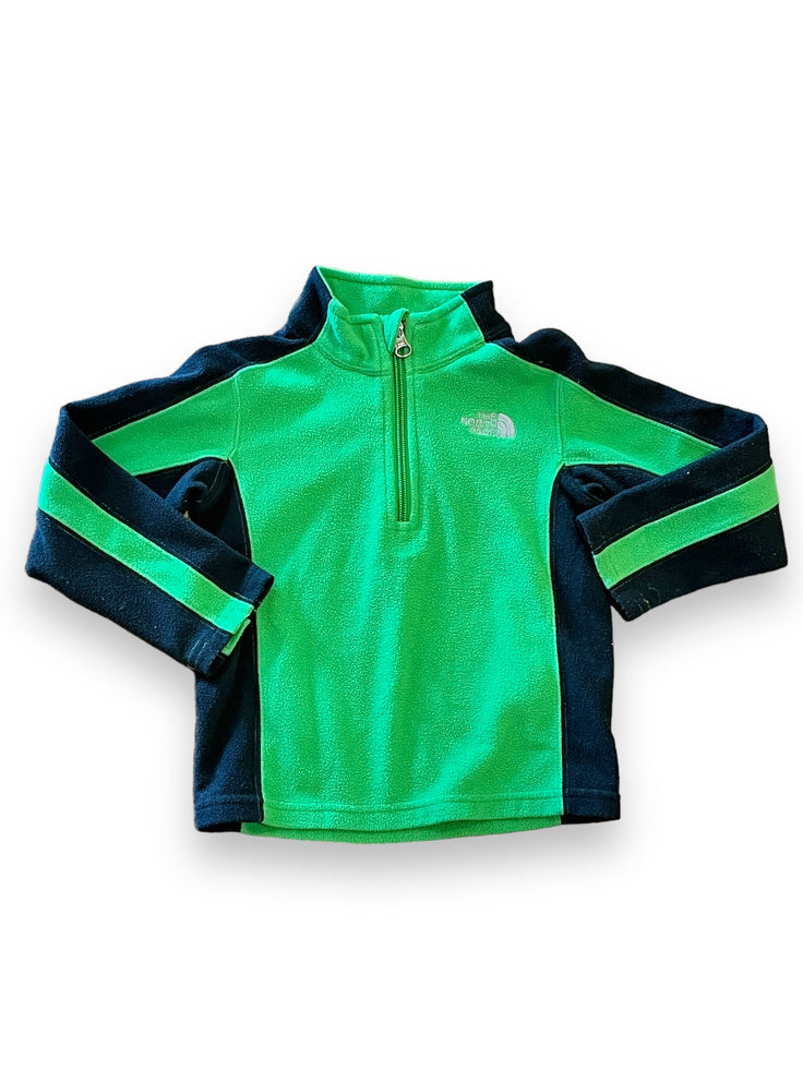 Size 3 Northface green/back fleece quarter zip Default Title / 3 / -