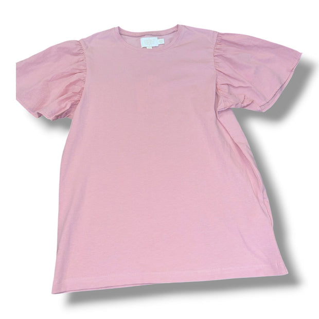 Size 12 Creamie light pink top w/ flutter sleeves NWT Default Title / 12 / Girl