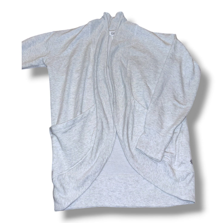 Size 12 Athleta light heathered gray sweatshirt cardigan Default Title / 12 / Girl