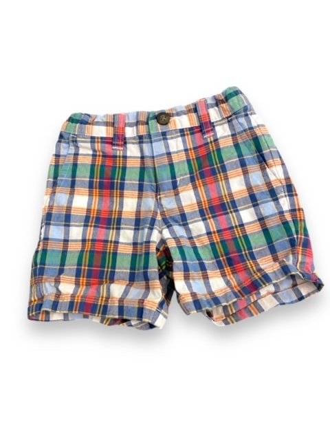 Size 2 Janie and Jack multi-color plaid shorts Default Title / 2 / Boy
