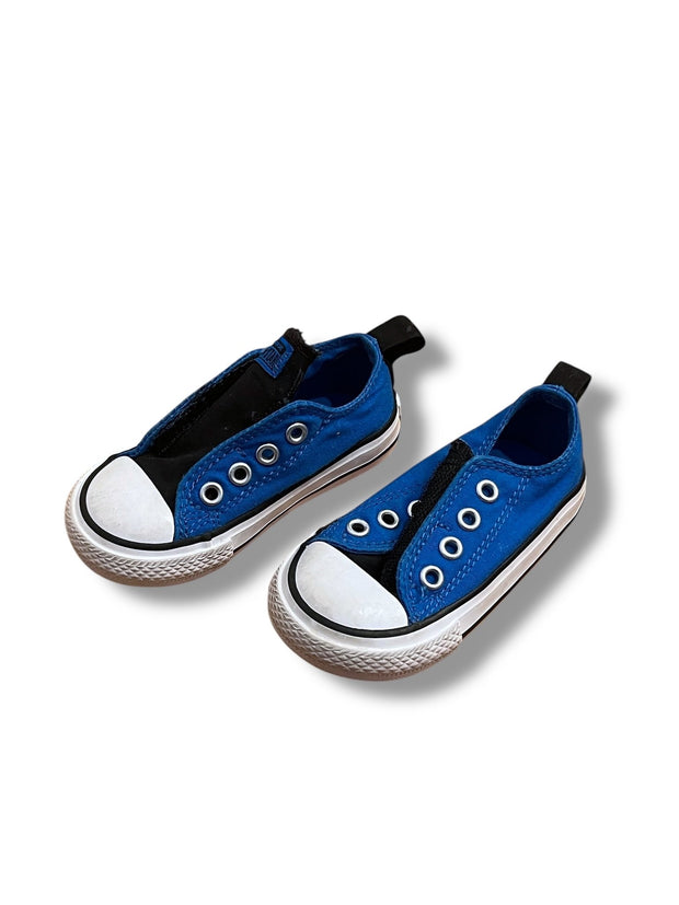 Size 5 toddler Converse royal blue low top slip ons Default Title / 5 / -