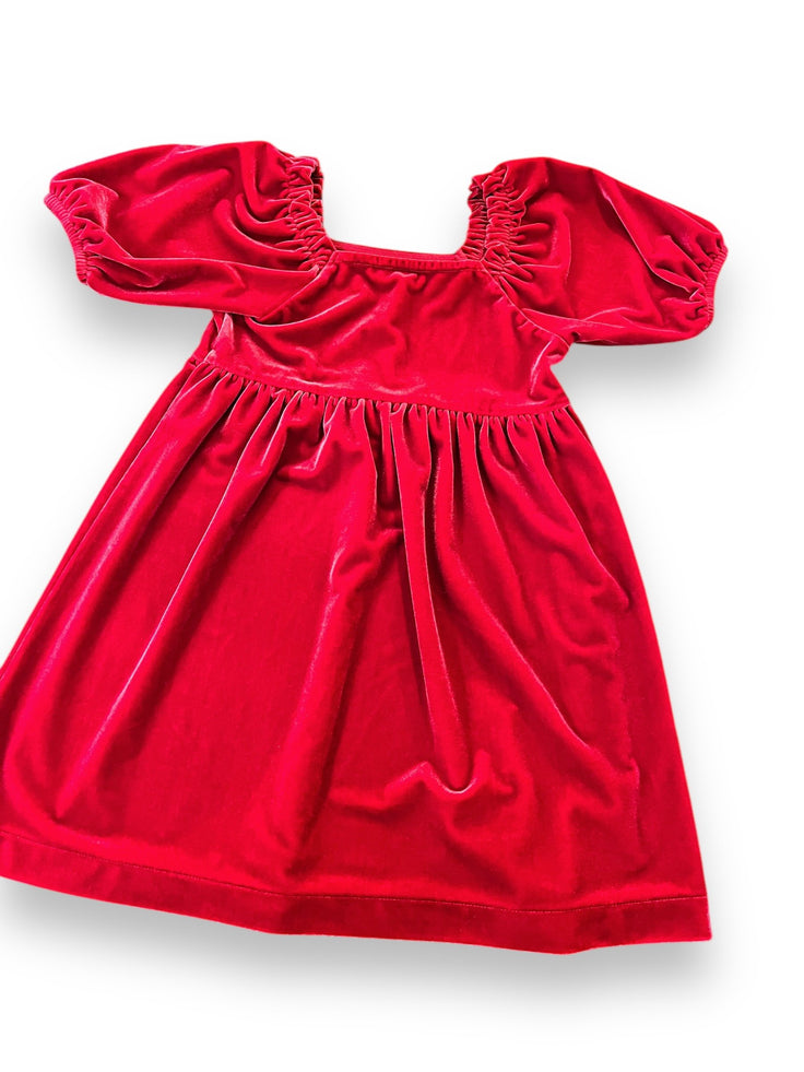 Size 6 Crewcuts Red Short Sleeved Dress Default Title / 6 / Girl