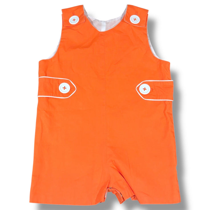 Size 18-24 month TBBC orange Jon Jon w/ white buttons Default Title / 18-24 month / Boy